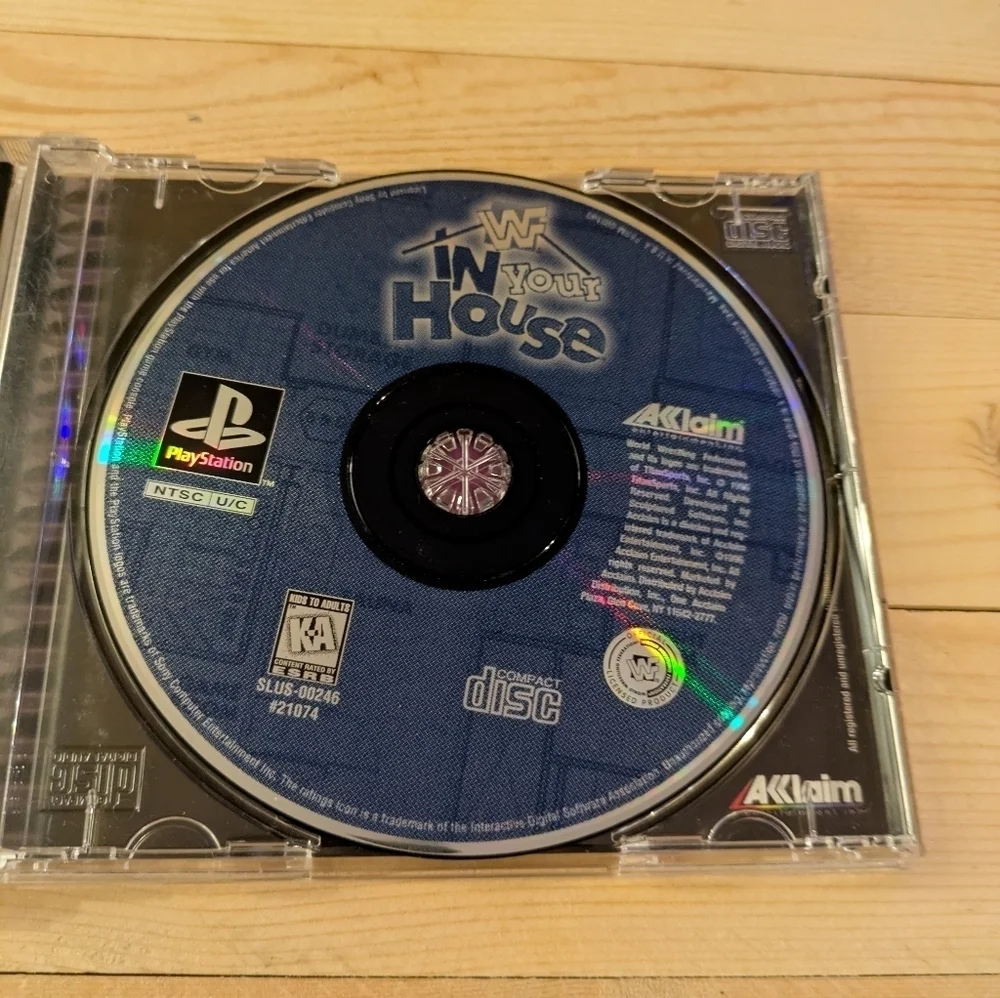 WWF In Your House PlayStation Game Used PlayStation Aklaim